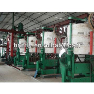 Set of rice bran oil press production line