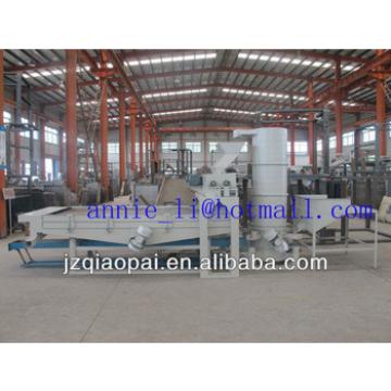 Advanced almond dehulling machine